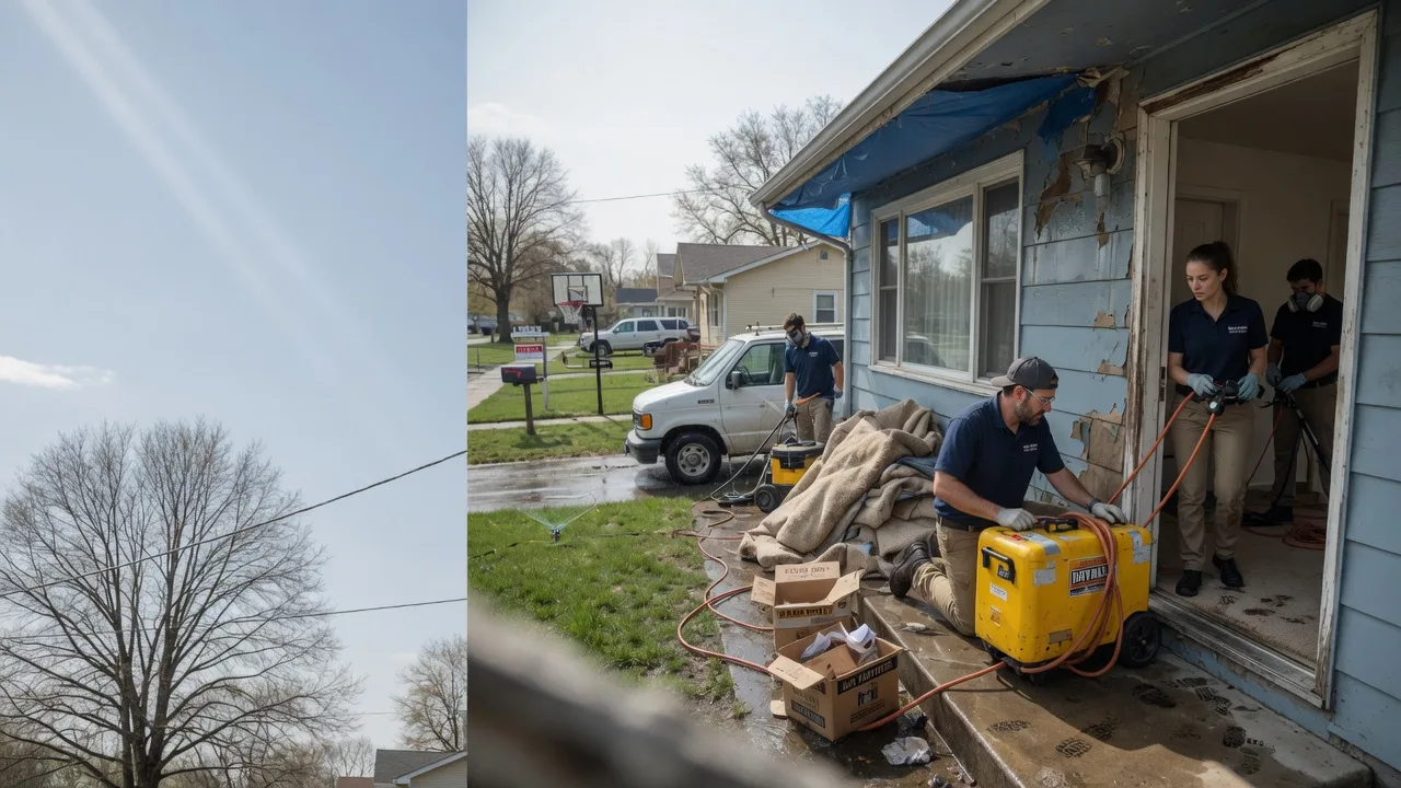 Basement Flood Cleanup in Burdine, KY near me